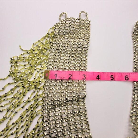 Hip Belt Glitter Elastic Belt Beaded Belt Bellydance Hipskirt Dance Accessory - Picture 3 of 9